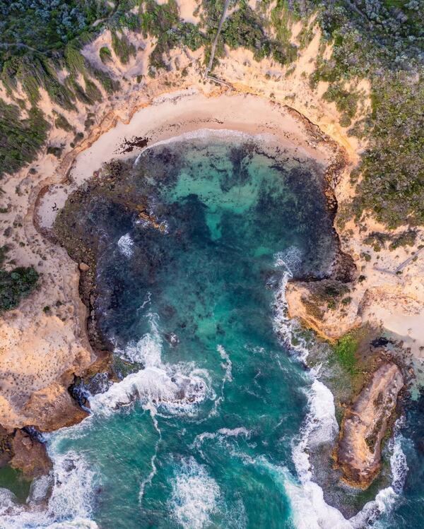 Diamond Bay from above